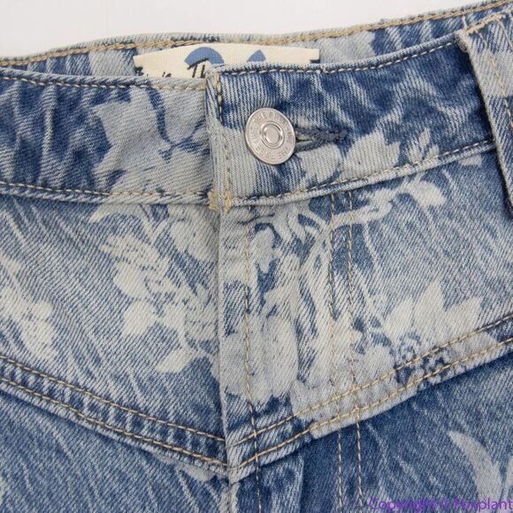NEW Free‎ People We The Free Naiomi floral print flare jeans, 27 - Picture 7 of 14